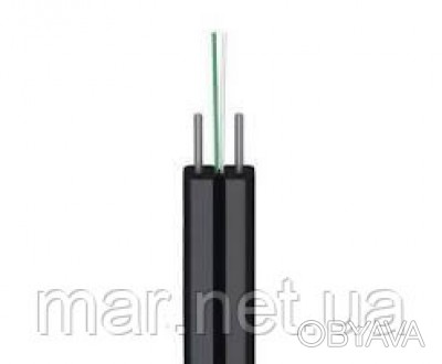  Особолегкий кабель кабель для инсталляций оптика в дом, размер 2х3 мм, LSZH обо. . фото 1