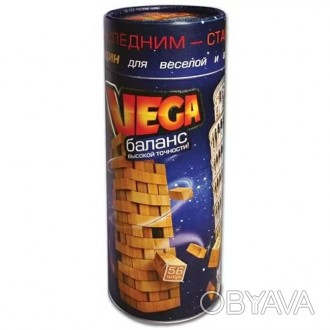 
Настільна гра Vega Баланс, Danko Toys (Україна), DT-1 - Джанга «Vega» – знамени. . фото 1