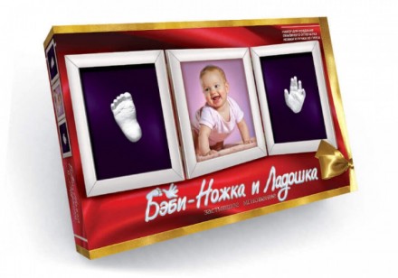 Набор Danko Toys Бэби ножка и ладошка для создания отпечатка ручки и ножки (2741. Львов. фото 1 Набор Danko Toys Бэби ножка и ладошка для создания отпечатка ручки и ножки (2741. Львов. фото 1