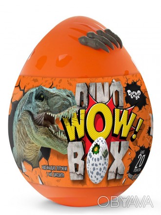 Детский игровой набор для творчества Яйцо Динозавра Danko Toys Dino WOW Box 35 с