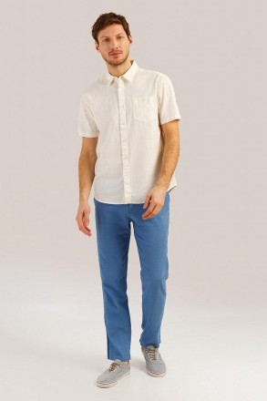 Лёгкая рубашка с короткими рукавами – обязательный элемент мужского летнег. . фото 4