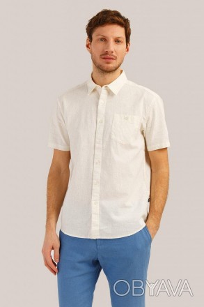 Лёгкая рубашка с короткими рукавами – обязательный элемент мужского летнег. . фото 1