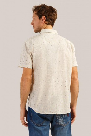 Мужская рубашка с коротким рукавом от известного бренда Finn Flare. Модель с кор. . фото 5