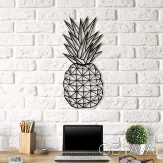 Объемная картина из дерева DecArt Pineapple 150х66 см