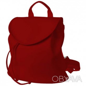 Маленький, яркий городской рюкзак с крышкой, выполненный в минималистичном стиле. . фото 1