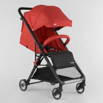 Коляска прогулочная детская "JOY" Kamelia Red/Black + футкавер (86088). Благовещенское. фото 1 Коляска прогулочная детская "JOY" Kamelia Red/Black + футкавер (86088). Благовещенское. фото 1