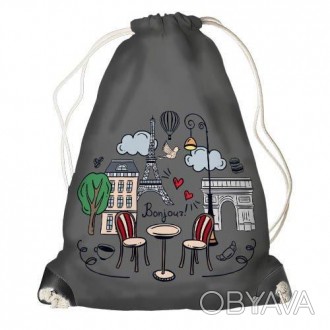 Простой и удобный рюкзак-мешок - универсален, его можно использовать, как для го. . фото 1