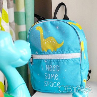 Детский рюкзак из ткани – легкий и вместительный. Красочные принты поднима. . фото 1