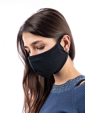 Защитная маска для подростков многоразовая (двухслойная) Сентябрь на пороге, ско. . фото 3