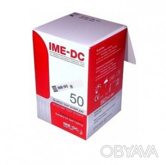 Тест-полоски для измерения глюкозы в крови IME-DC №50 Характеристики: предназнач. . фото 1