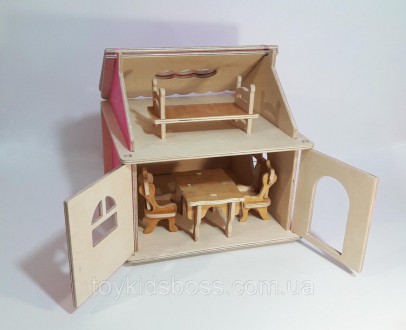 Дом для любимой куклы.
 
Сборный деревянный кукольный домик - это огромный прост. . фото 4