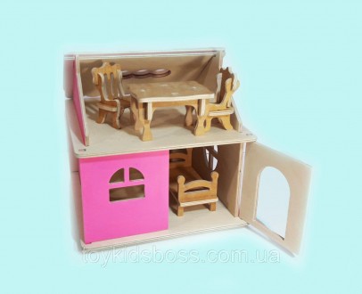 Дом для любимой куклы.
 
Сборный деревянный кукольный домик - это огромный прост. . фото 5