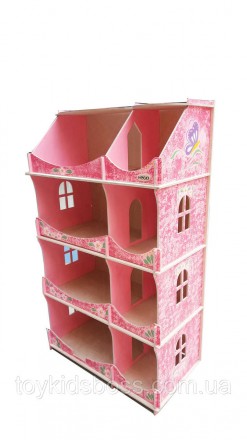  
Збірний дерев'яний ляльковий будиночок - це величезний простір для ігор, творч. . фото 6