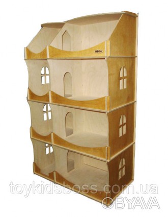 Будинок для улюбленої ляльки.
 Збірний дерев'яний будиночок-шафа - це величезний. . фото 1