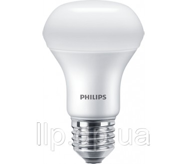 LED лампа Philips 7W E27 6500K 230V R63 RCA. Дніпро. фото 1