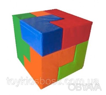 Модульний набір KIDIGO™ Кубик Сома - фігурний модуль з 7 м'яких деталей використ. . фото 1