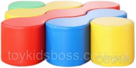Набор "Зигзаг" KIDIGO™ состоит из 4 разноцветных фигур. Часто используются как м. . фото 1