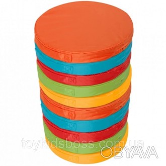 Набор "Сидушек" KIDIGO™ состоит из 10 разноцветных дисков. 
Модули используются . . фото 1