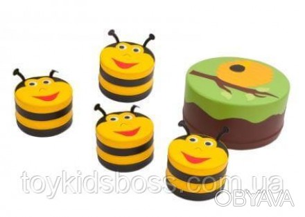 Набор мебели "Пчелка" KIDIGO™ мягкий модульный набор для детских комнат, состоящ. . фото 1