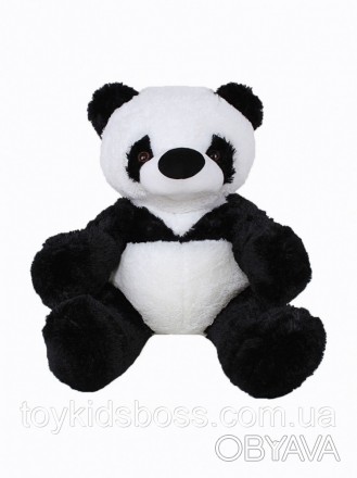 Велика м'яка іграшка Панда – це шикарна чорно-біла іграшка, якій зрадіє винувате. . фото 1