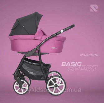 Детская универсальная коляска 2 в 1 Riko Basic Sport 03 Magenta. Винница. фото 1 Детская универсальная коляска 2 в 1 Riko Basic Sport 03 Magenta. Винница. фото 1