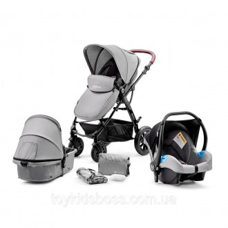 Универсальная коляска 3 в 1 Kinderkraft Moov Gray (KKWMOOVGRY00NC). Винница. фото 1 Универсальная коляска 3 в 1 Kinderkraft Moov Gray (KKWMOOVGRY00NC). Винница. фото 1