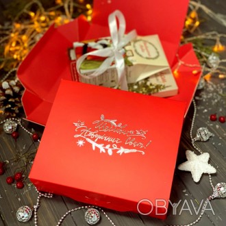 
	В наборе: "Шоколадный набор З Новим роком і Різдвом Христовим" 100 г (20 шокол. . фото 1