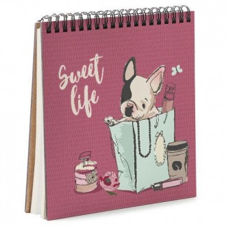 Блокнот Sketchbook Sweet life квадратный 16,7х18 см (BDK_DOG001). Черновцы. фото 1 Блокнот Sketchbook Sweet life квадратный 16,7х18 см (BDK_DOG001). Черновцы. фото 1