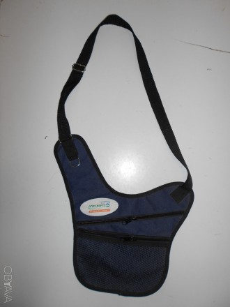 Качественная маленькая синяя сумка кошелек через плечо  Shugon 
Сумка плоская с. . фото 2