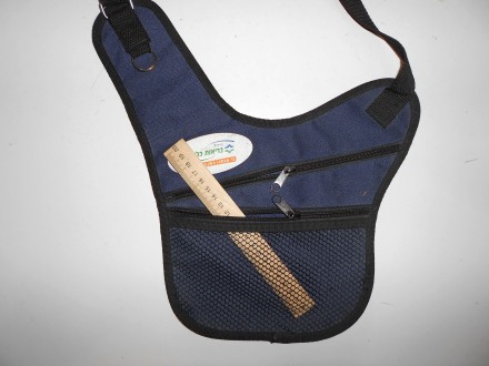 Качественная маленькая синяя сумка кошелек через плечо  Shugon 
Сумка плоская с. . фото 5