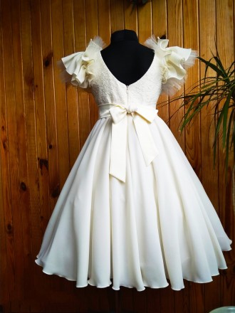 Красивое платье для маленькой принцессы пышное, бальное, нарядное на выпускной в. . фото 4