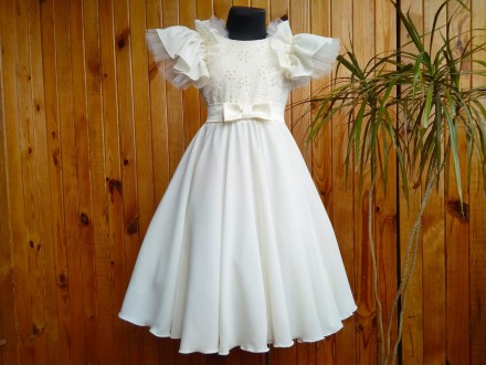 Красивое платье для маленькой принцессы пышное, бальное, нарядное на выпускной в. . фото 2