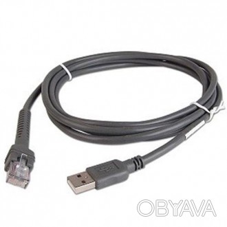 Оригинальный кабель для сканер Datalogic QW2100 c разъемом USB. Длина: 1,8м.
Под. . фото 1