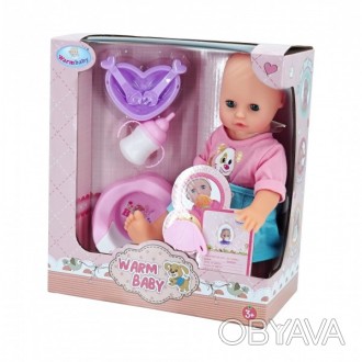 Очаровательный малыш от Warm baby - это качественная и безопасная игрушка.Пупс в. . фото 1
