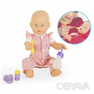 Кукла Warm Baby - замечательный малыш доктор в красивом розовом комбинезоне. Мал. . фото 1