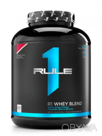  R1 Whey Blend - инновационная белковая добавка от компании Rule 1, отличающаяся. . фото 1
