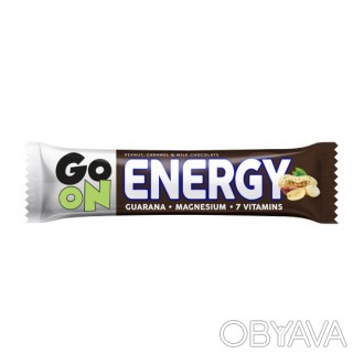  Энергетический батончик GO ON Energy Bar Peanut, Caramel & Milk Chocolate это в. . фото 1