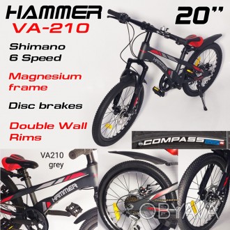 Детский спортивный горный велосипед VA210 на спицах
 
Оборудование Shimano 6 Spe. . фото 1