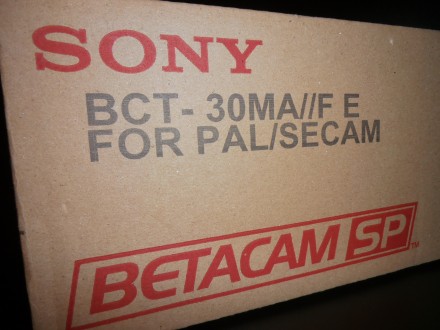 Видеокассета Sony BCT-30MA формата Betacam SP
Более чем 25 лет аналоговый форма. . фото 13