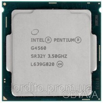 Процессор Intel KabyLake Pentium Gold G4560 3.5GHz/8GT/s/3Mb/54W (BX80677G4560) . . фото 1