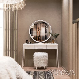 Туалетный столик с зеркалом подчеркнет стиль вашей спальни и будет полезен в исп. . фото 1