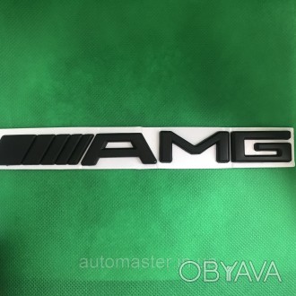 Эмблема на багажник Мерседес / Mercedes логотип значок AMG черный OEM A 220 817 . . фото 1