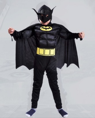 Детский карнавальный костюм для мальчиков Бетмен Batman Бэтмена с мышцами р. 105. Киев. фото 1 Детский карнавальный костюм для мальчиков Бетмен Batman Бэтмена с мышцами р. 105. Киев. фото 1