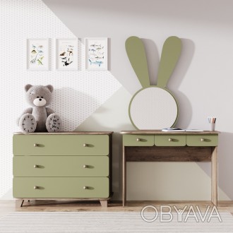 justify;">Комплект мебели “Ариэль” состоит из двух незаменимых в детской комнате. . фото 1