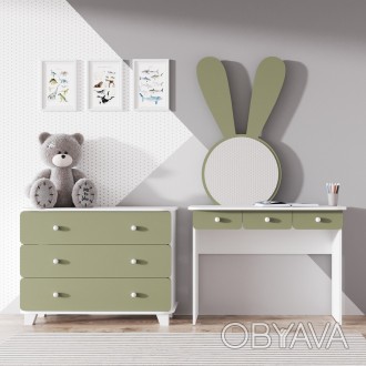 
Комплект мебели “Ариэль” состоит из двух незаменимых в детской комнате предмето. . фото 1