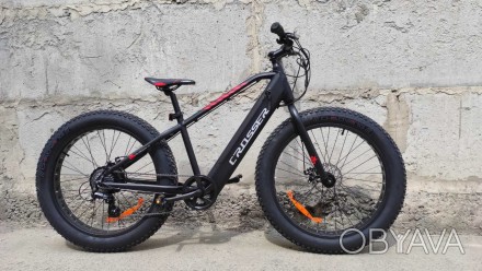 Электровелосипед Crosser E-Fat Bike AL 26" 350W (8S) 36V 13A
Топовая модель элек. . фото 1