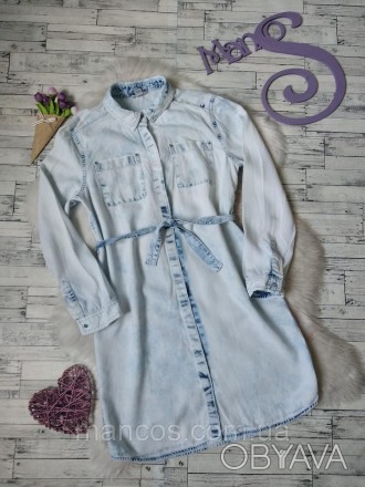 Платье рубашка джинсовое River Island на девочку
в идеальном состоянии
Размер 12. . фото 1