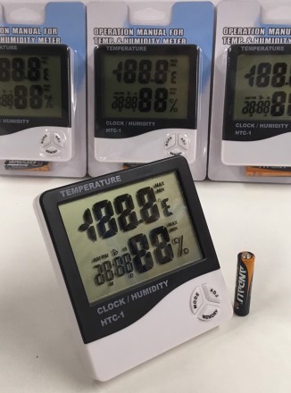 Электронный Термометр HTC1 
Термометр гигрометр цифровой Digital HTC1 + электрон. . фото 10