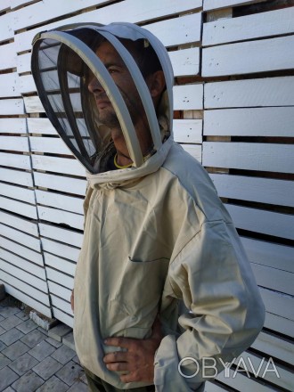 Льняная курточка для работы с пчелами - один из самых оптимальных выборов песечн. . фото 1