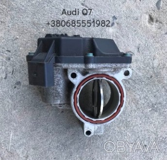 Дроссельная регулирующая заслонка,подвод воздуха  Audi Q7  057128063G. . фото 1